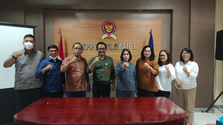 KPPU Kanwil I Menerima Kunjungan Komisi C Humbang Hasundutan